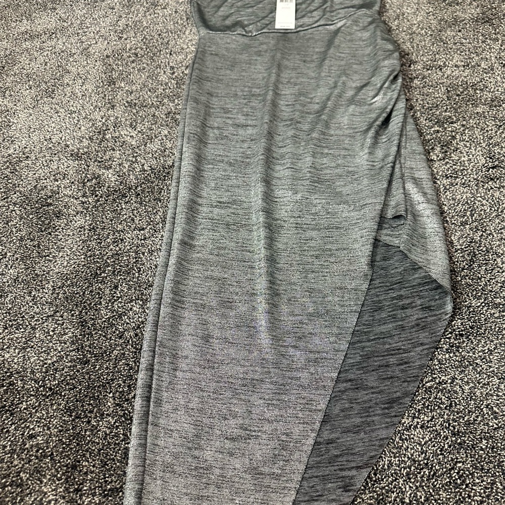Bcbgeneration Silver Asymmetrical Slip Dress - image 5
